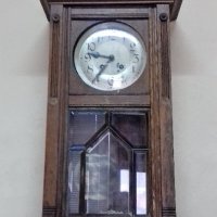 Стар стенен часовник, снимка 1 - Антикварни и старинни предмети - 25381327
