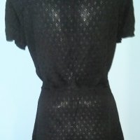 Туника тип блуза от памучно дантелено трико "Estelle"® / голям размер , снимка 4 - Туники - 25779810