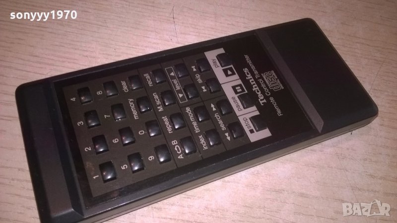 technics cd remote-made in japan-внос швеицария, снимка 1