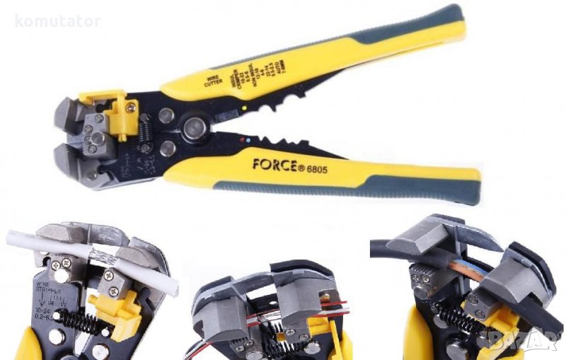 клещи автоматични кабелозачистващи FORCE, снимка 1