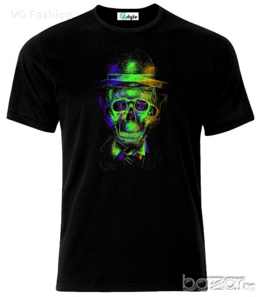 Мъжка тениска Skull Art Gothic Funny, снимка 1