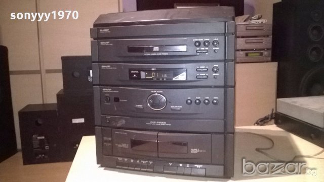 sharp цд/тунер/дек/грамофон-внос швеицария, снимка 4 - Декове - 19078772
