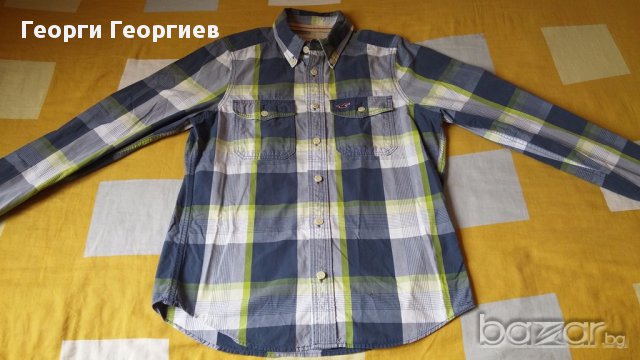 Мъжка риза Holister/Холистър, 100% оригинал, високо качество на използваните материали, снимка 3 - Ризи - 17629298