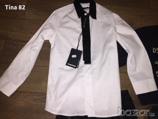 Dsquared оригинален лот -дънки , блуза , риза , обувки , снимка 2 - Детски комплекти - 20187268