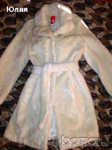 Бяло дамско палто GILL, снимка 11 - Палта, манта - 9288980
