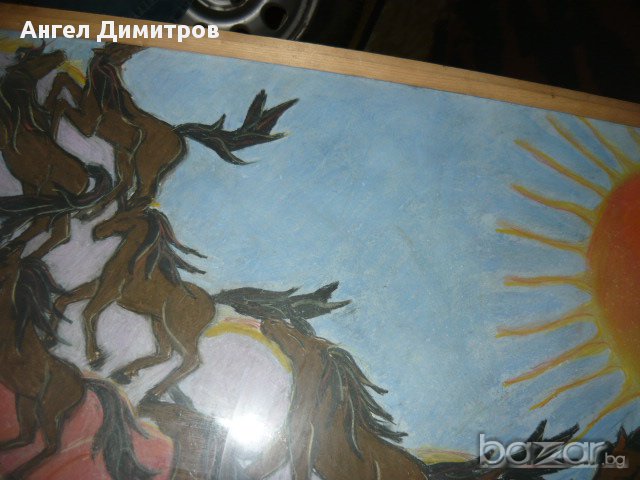 Прекрасна картина см. техника Лаура Кей Уолкер 1983 г., снимка 8 - Картини - 16741294