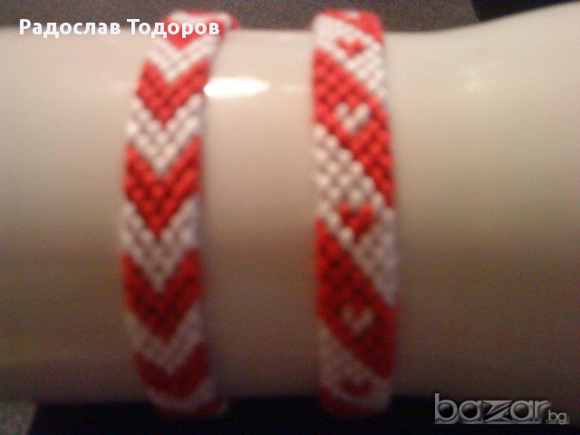 РЪЧНО ПЛЕТЕНИ МАРТЕНИЦИ ЗА РЪКА, снимка 4 - Гривни - 10478630
