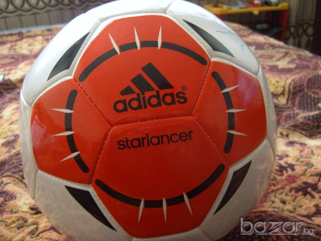 колекционерска футболна топка Адидас с автограф на ДИМИТЪР ПЕНЕВ