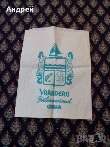 Хартиена торба Varadero Cuba, снимка 1 - Други ценни предмети - 24132683