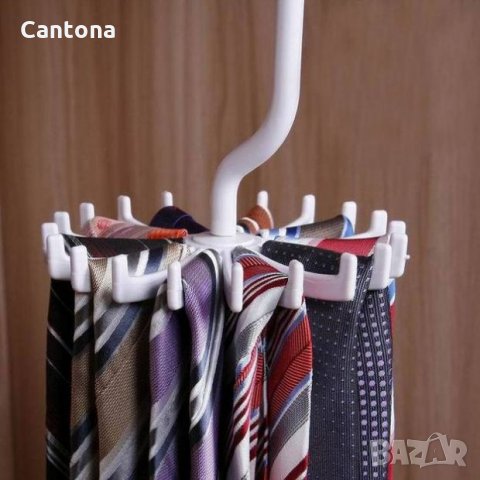 Въртяща закачалка за вратовръзки и колани, снимка 1