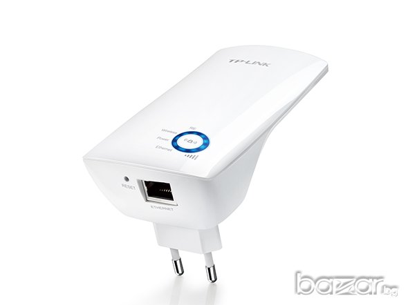 WI-FI АДАПТЕР-REPEATER ЗА УВЕЛИЧАВАНЕ ОБХВАТА НА РУТЕРА TP-LINK RANGE EXTENDER TL-WA850RE, снимка 2 - Кабели и адаптери - 15949874