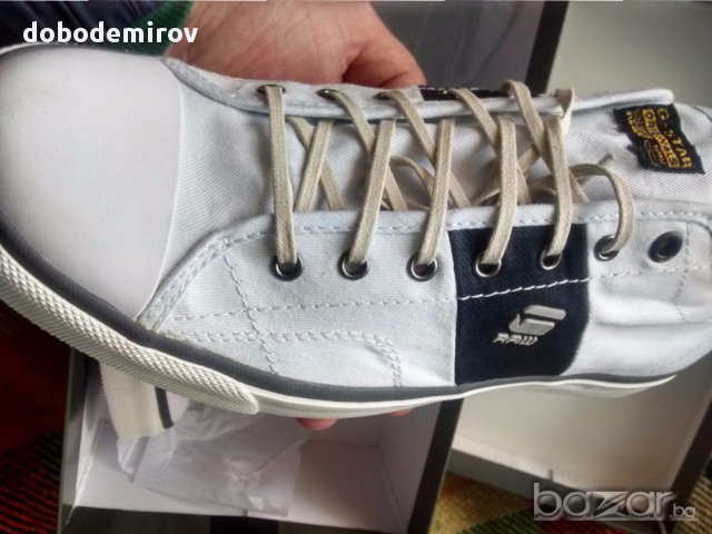 Нови бели спортни обувки G Star Campus II оригинал, снимка 2 - Маратонки - 17916925