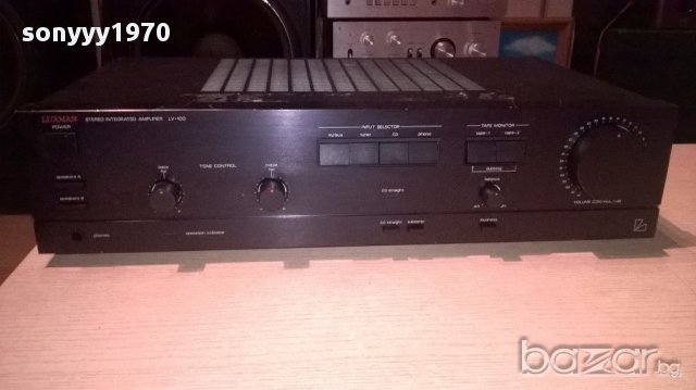 Luxman lv-100 amplifier made in japan-внос швеицария, снимка 5 - Ресийвъри, усилватели, смесителни пултове - 16655962