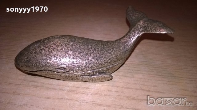 Свещник-кит-10х5х5см-бронз/масивен-внос швеицария, снимка 5 - Антикварни и старинни предмети - 18492790