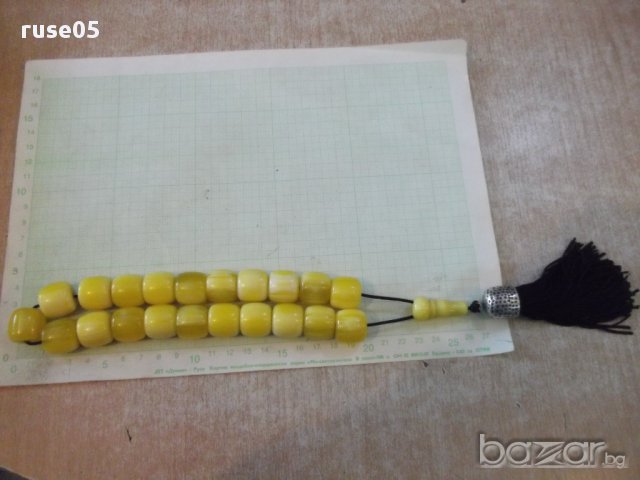 Броеница от балтийски кехлибар - 123,8 гр.