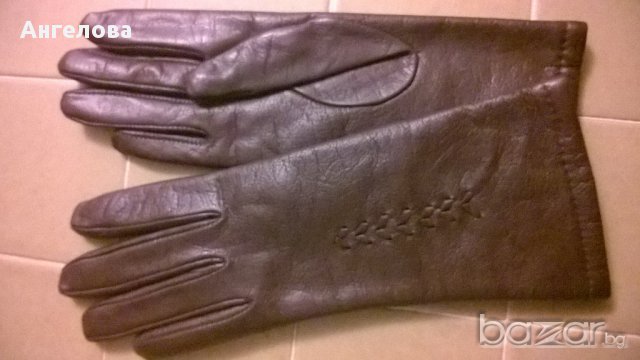 Дамски ръкавици с подплата ест.кожа 07, снимка 8 - Шапки - 13279406