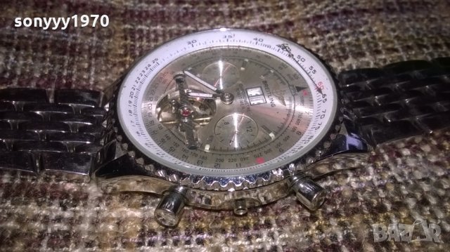 breitling chronometre navitimer-часовник-внос швеицария, снимка 12 - Мъжки - 24943245