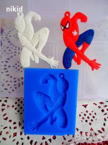 Свит спайдърмен spiderman силиконов молд форма за фондан 