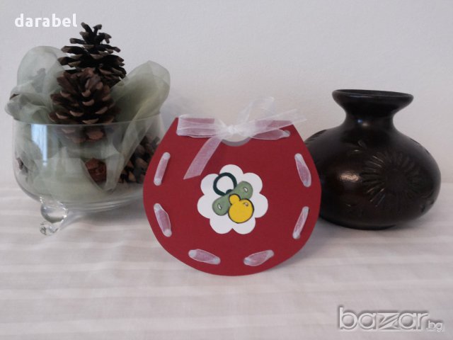 Ръчно изработени покани за кръщене, снимка 3 - Подаръци за кръщене - 15119956