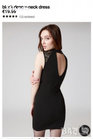 Дамска черна официална рокля Jennyfer, снимка 2 - Рокли - 25451450