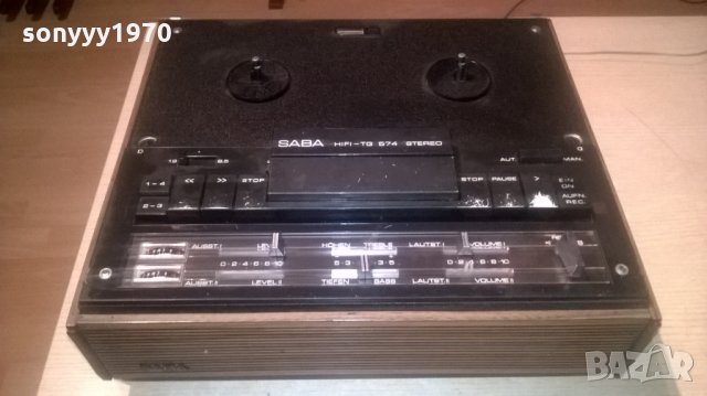 saba hi-fi tg-574 stereo-ретро ролка-внос швеицария, снимка 5 - Ресийвъри, усилватели, смесителни пултове - 23817382