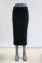 Черна вталена пола с висока талия марка by Hellene, снимка 1