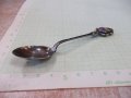 Лъжичка с герб стара малка сребърна - 10,9 гр., снимка 6