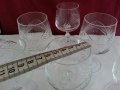 кристални чаши за коняк ракия и др, снимка 12