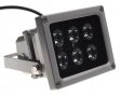 CCTV 6 ARRAY LED 42milChip Infrared Oсветител Илюминатор 50M Нощно Виждане Камери за Видеонаблюдение, снимка 1