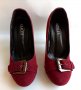 Елегантни дамски обувки бордо , номер 37 , снимка 4