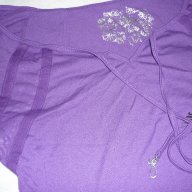 Л Интересна блуза - с паднали рамене, снимка 4 - Блузи с дълъг ръкав и пуловери - 15727603