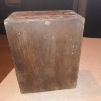 антика-старинна кутия за стена-19х15х9см, снимка 11 - Антикварни и старинни предмети - 20962448