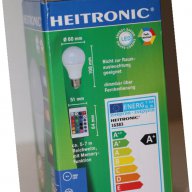 LED кръгла, мат крушка с променящ се цвят, нова, немска HEITRONIC, внос от Германия, снимка 4 - Крушки - 16668233