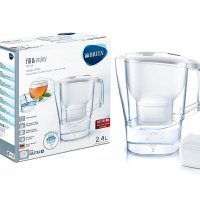 Кана за филтриране на вода Brita Aluna 2.4 л, 1 филтър Maxtra+Дисплей, снимка 1 - Кани - 23183130