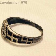 Сребърен SS-овски пръстен, снимка 2 - Антикварни и старинни предмети - 10429023