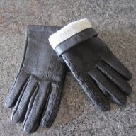 дам. ръкавици - кожени, снимка 1 - Шапки - 12054391