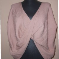 Елегантна къса блуза тип болеро , снимка 1 - Блузи с дълъг ръкав и пуловери - 25792136