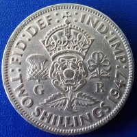 Монета Великобритания - 2 Шилинга 1947 г. Крал Джордж VI, снимка 1 - Нумизматика и бонистика - 20963835