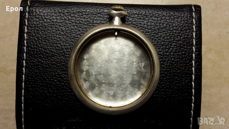 ZENITH-Каса за джобен часовник сребърен., снимка 1