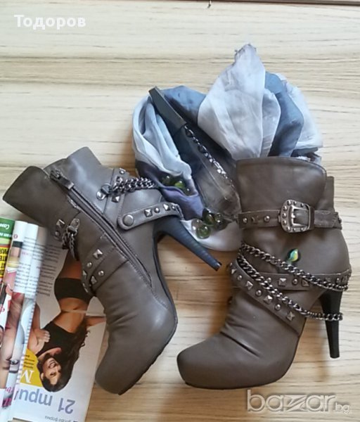 БОТИ  СТИЛ МИЛИТЪРИ - 38 номер, снимка 1
