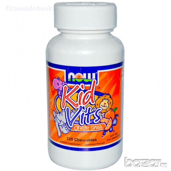 NOW Kid Vits, 120 дъвчащи таблетки, снимка 1