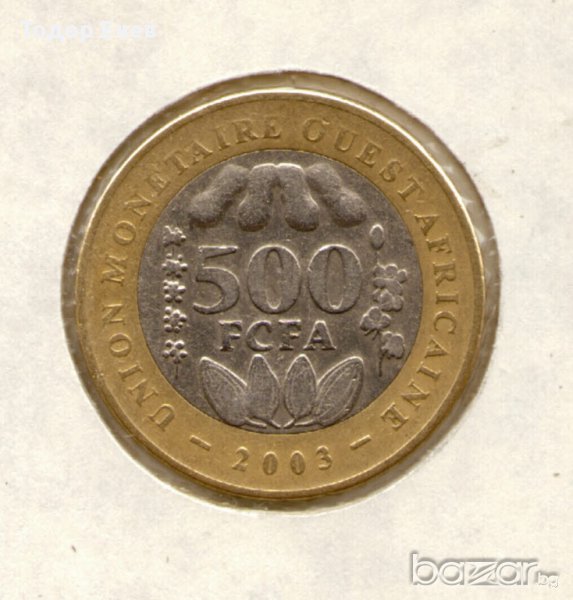 +Western Africa(BCEAO)-500 Francs-2003-KM# 15+, снимка 1