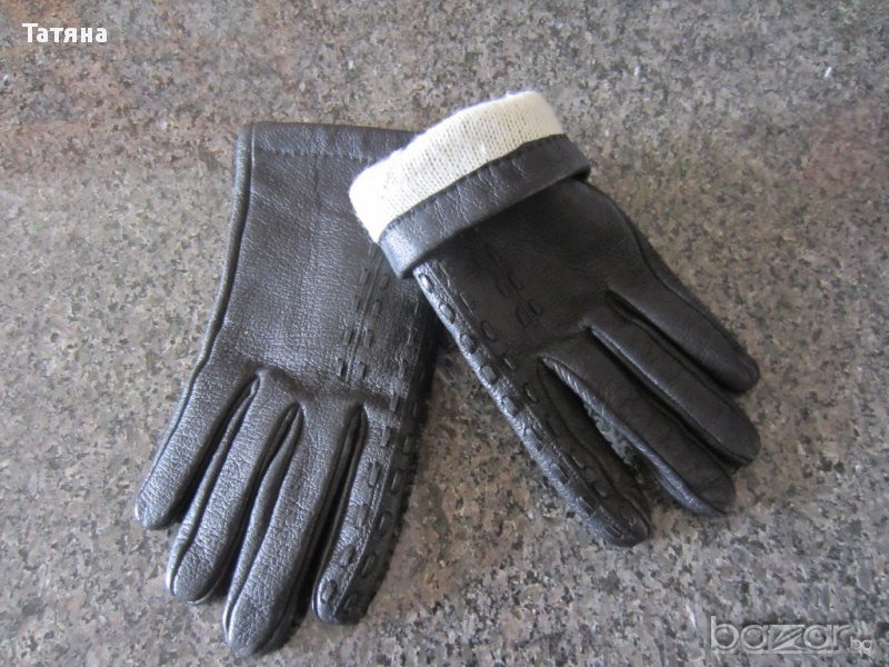 дам. ръкавици - кожени, снимка 1