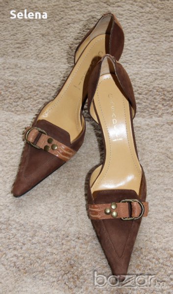 Елегантни обувки Casadei - естествена кожа, снимка 1