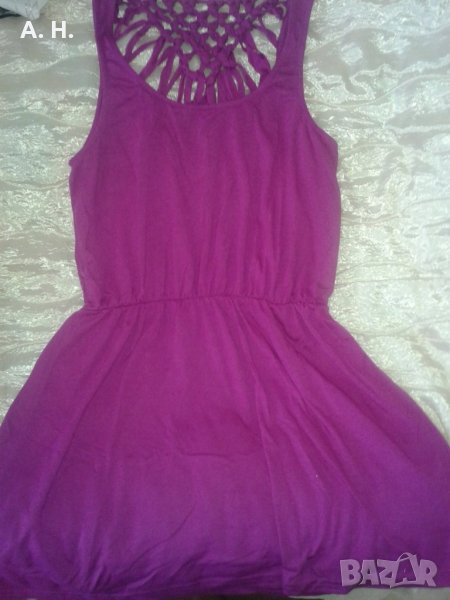 лилава рокля, снимка 1