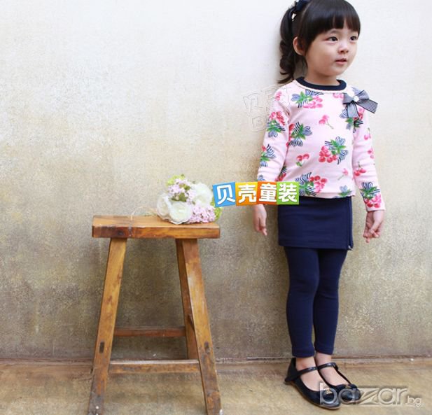 ПРОМОЦИЯ!!! Кокетна блузка за малки госпожици в розово, снимка 1