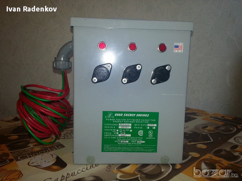 уред внос сащ сертификати за оптимизиране на тока, снимка 1