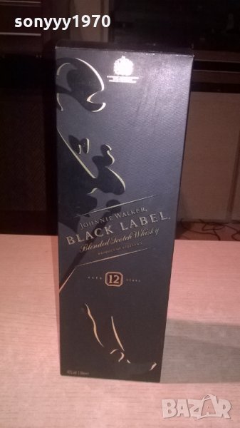 johnnie walker-black label-12-кутия от уиски, снимка 1