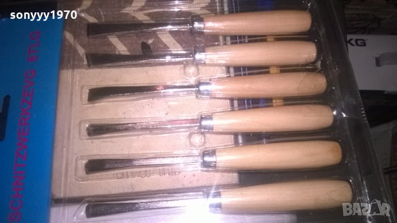 schnitzwerkzevg-6tlg-длета-криви прави обли-различни-6бр, снимка 1