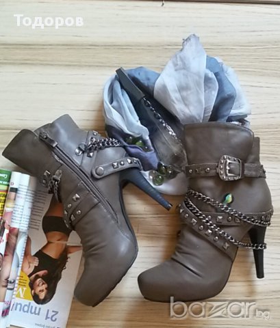 БОТИ  СТИЛ МИЛИТЪРИ - 38 номер, снимка 1